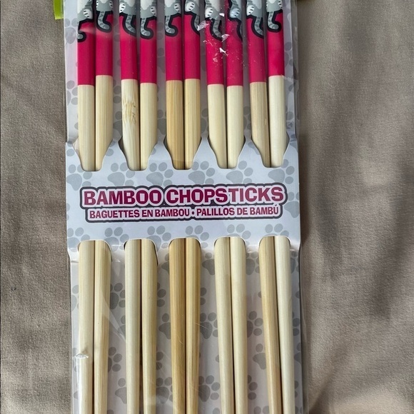 NWT- Bamboo Chopsticks- 5 per package - Picture 3 of 5